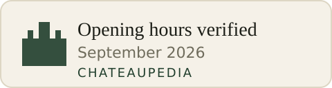 Château d'Apremont-sur-Allier — opening hours verified by Chateaupedia